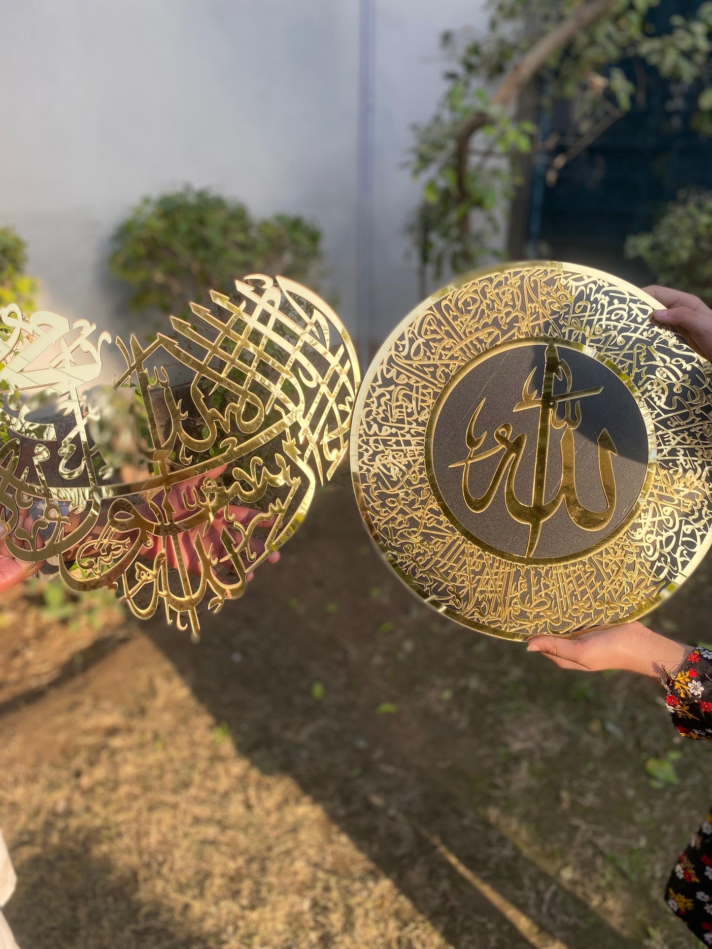 Bundle of Ayat al kursi & Heart Kalma Calligraphy