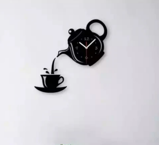 Kettle wall clock